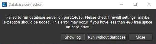 11-Failed to run databse 11 Failed To Run Databse